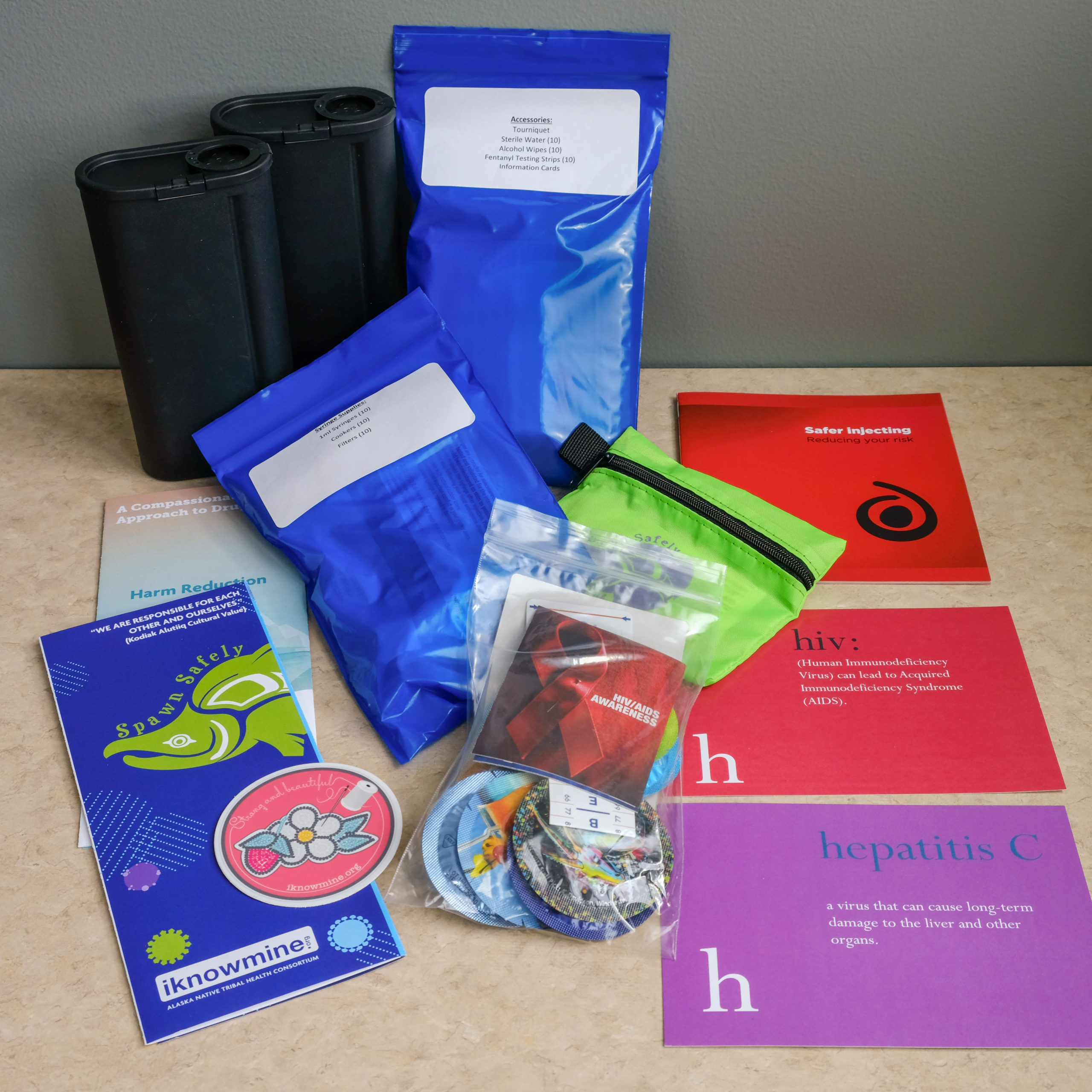Harm Reduction Safer Injection Kit - iknowmine